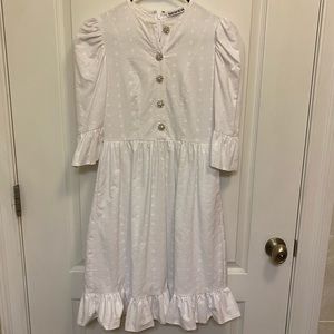 Batsheva Broderie-Anglaise Cotton Dress